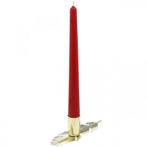 Floristik24 Svícen na pružině, kovová dekorace, svícen, adventní dekorace zlatá Ø2,2cm L13cm 4ks
