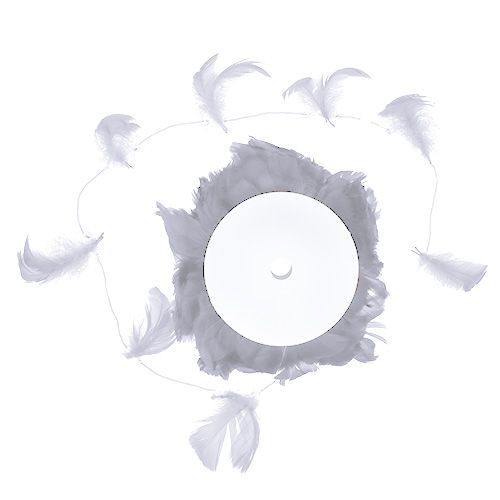 Floristik24 Pružina na drátu Bílá 10m