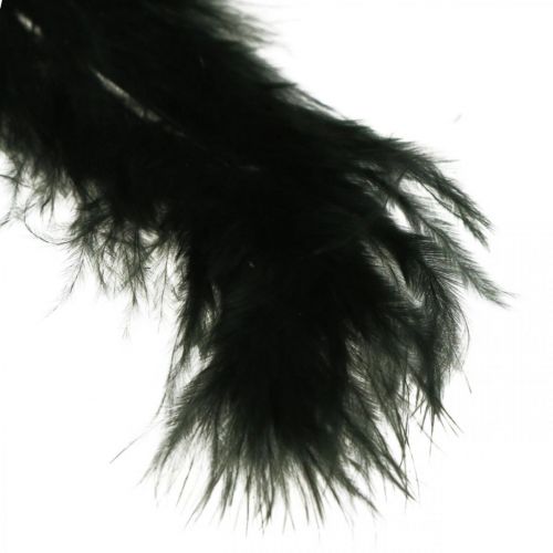 položky Feathers Black Pravá ptačí peříčka na výrobu Jarní dekorace 20g