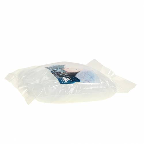 Floristik24 Vílí vlasy andělské vlasy bílé lesklé 50g