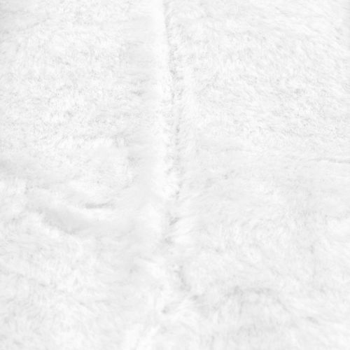 Floristik24 Ozdobná kožešinová stuha bílá 10x200cm