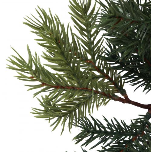 Floristik24 Umělá jedle větev smrková větev zelená hnědá 58cm