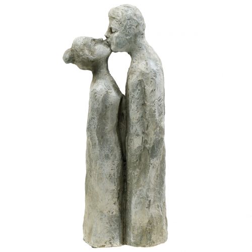 Floristik24 Ozdobná figurka líbající pár kámen litý 40cm