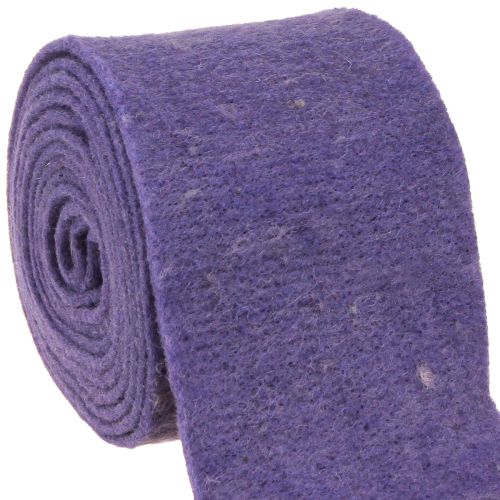 Floristik24 Plstěná stuha 15cm x 5m fialová