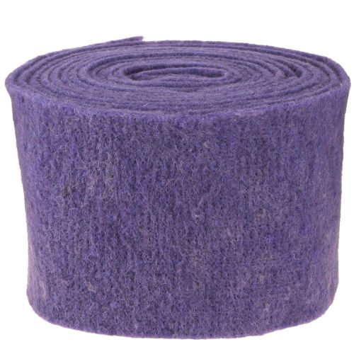 položky Plstěná stuha 15cm x 5m fialová