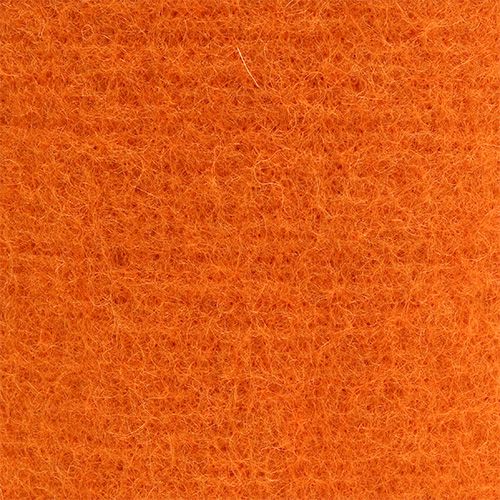 položky Plstěná stuha 15cm x 5m oranžová
