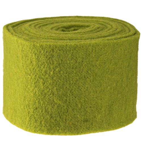 Floristik24 Plstěná stuha mechově zelená 15cm 5m