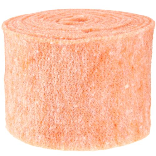 položky Plstěná stuha oranžová 15cm 5m