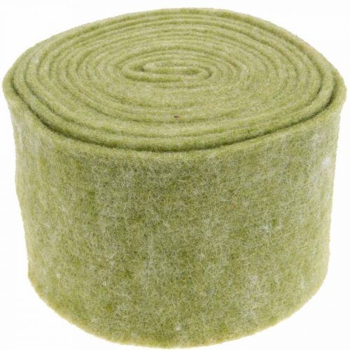 položky Plstěná stuha mechově zelená 15cm 5m