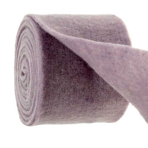 Plstěná stuha lila 15cm 5m