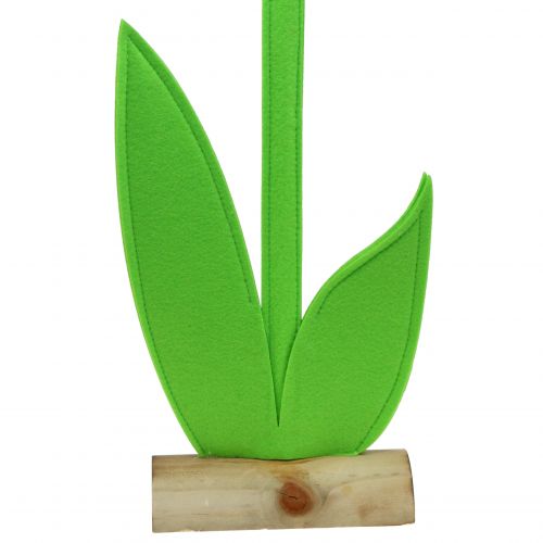 Floristik24 Plstěný květ růžový 64cm