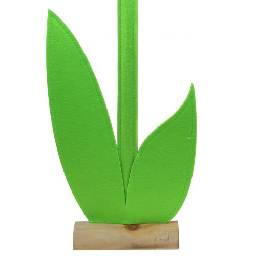 Floristik24 Plstěný květ žlutý 87cm