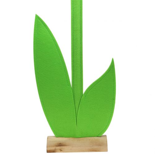 Floristik24 Plstěný květ oranžový 87cm