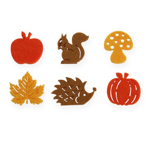 Floristik24 Bodová dekorační plsť 3cm 72 ks