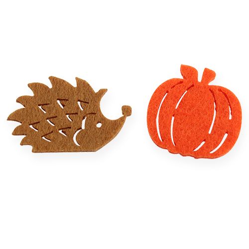 Floristik24 Bodová dekorační plsť 3cm 72 ks