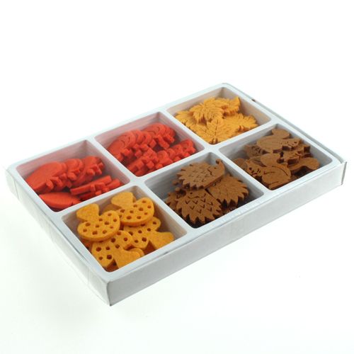 Floristik24 Bodová dekorační plsť 3cm 72 ks