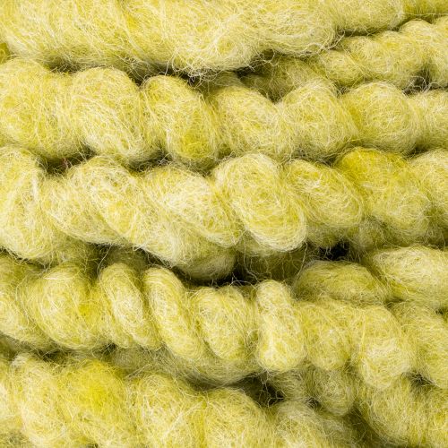 položky Plstěná šňůra, vlna, zelená, 25 m, ozdobná stuha, květinářství, dekorace, tvoření, DIY