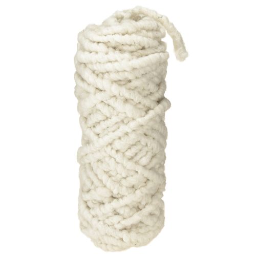 položky Filcový šňůrový fleece Mirabell 25m bílý
