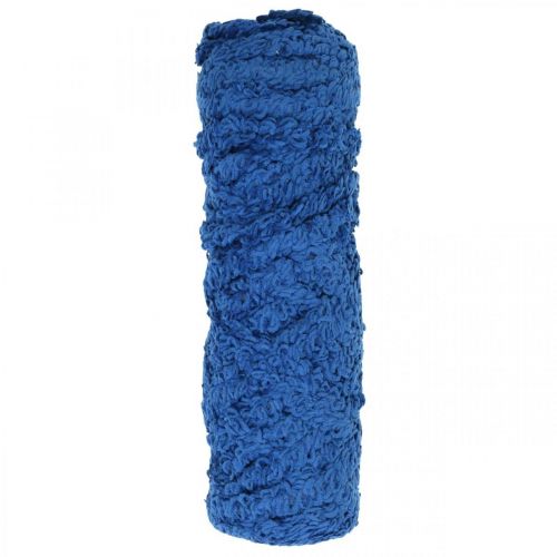 položky Plstěná šňůrka fleece Mirabell kroužková modrá 35m
