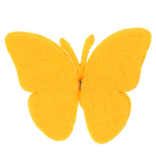 Floristik24 Plstění motýlci s klipem 7cm 24ks