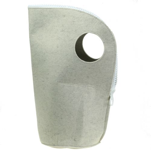 Floristik24 Plstěná taška Šedá V58cm