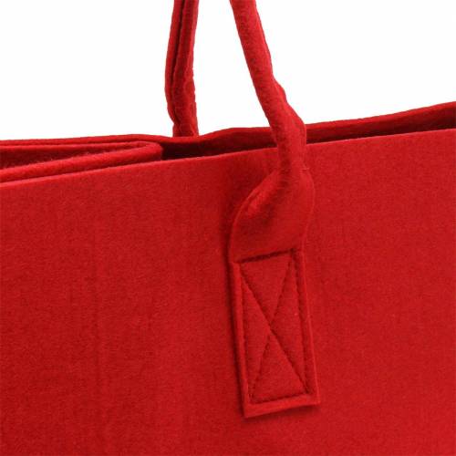 položky Plstěná taška červená 50×25×25cm