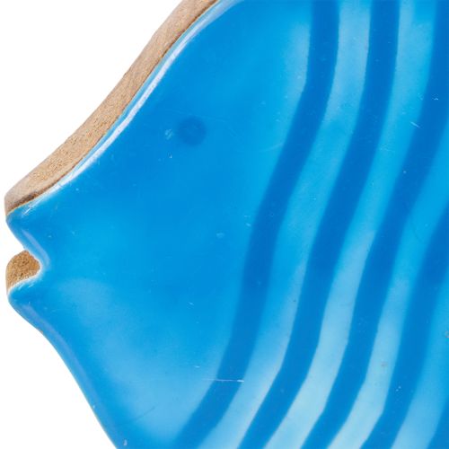 položky Dřevěná figurka ryby, námořní dekorace, ručně vyrobená stolní dekorace do obývacího pokoje, 22 cm