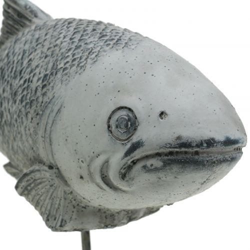 Floristik24 Zahradní figurka ryba na stojanu V20cm