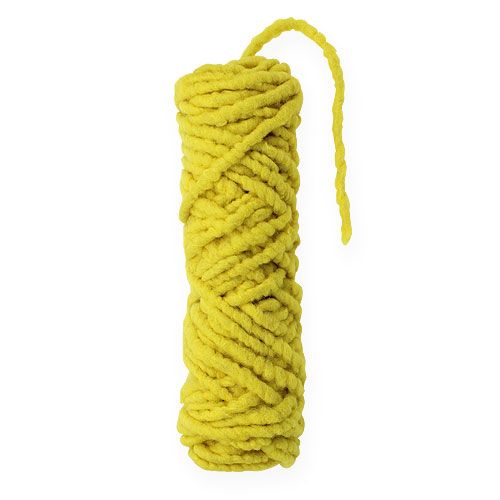 položky Filcový šňůrový fleece Mirabell 25m žlutý