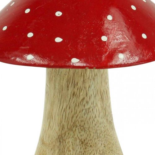 Floristik24 Mucholapka deco dřevěná houbová podzimní dekorace dřevo 11,5×Ø10cm