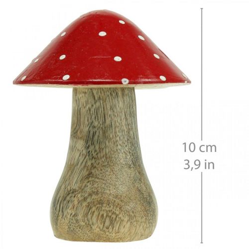 Floristik24 Mucholapka deco dřevěná houbová podzimní dekorace dřevo 10×8cm