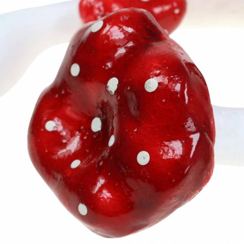 Floristik24 Dekorativní muchomůrka set červená, bílá 6–7cm 12ks
