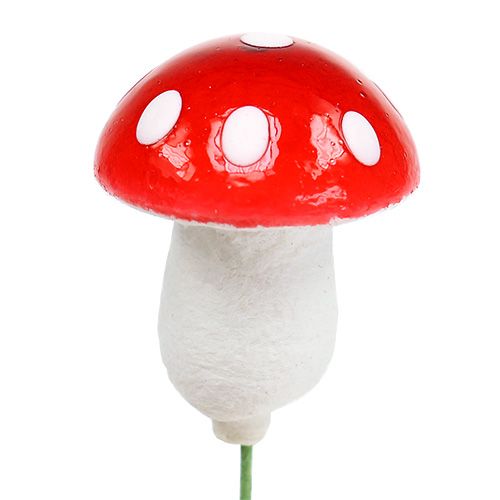 Floristik24 Muchomůrka na drátě 2,2cm 100ks