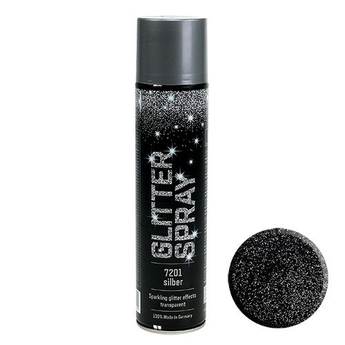 Floristik24 Stříbrný třpytivý sprej 400ml