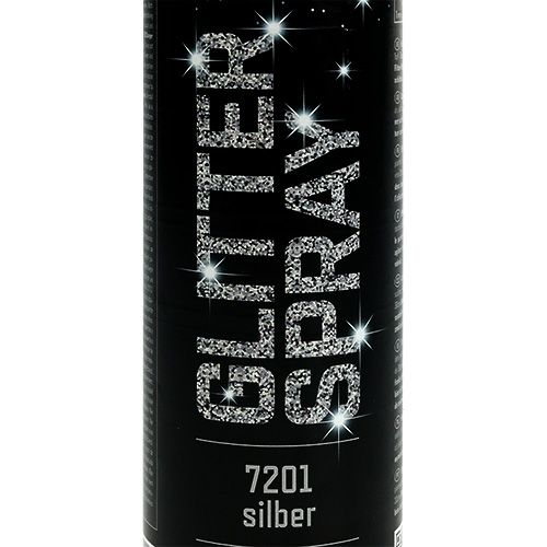 Floristik24 Stříbrný třpytivý sprej 400ml