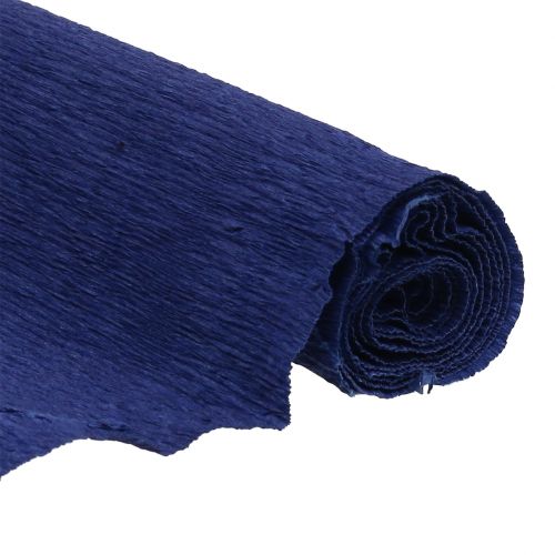 Floristik24 Květinářství krepový papír tmavě modrý 50x250cm