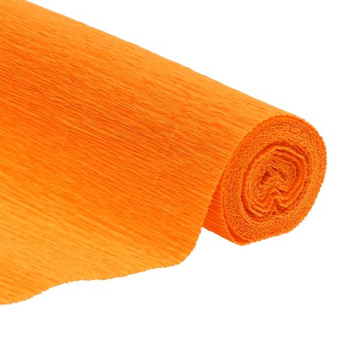 Květinářství krepový papír světle oranžový 50x250cm