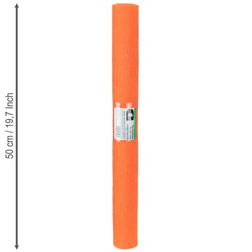 položky Květinářství krepový papír oranžový 50x250cm