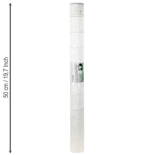 položky Krepový papír pro květinářství stříbrný 50x250cm