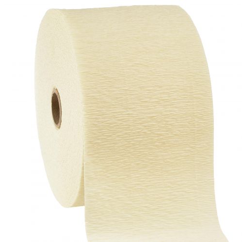 položky Květinové krepové šampaňské krémové Š10cm D250cm 2ks