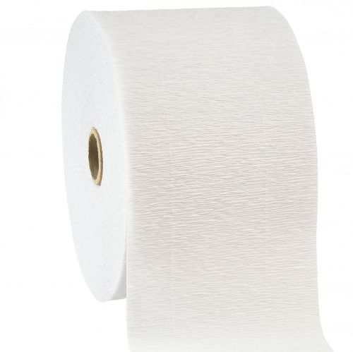 položky Květina krepová bílá W10cm gramáž 128g/m2 L250cm 2 kusy