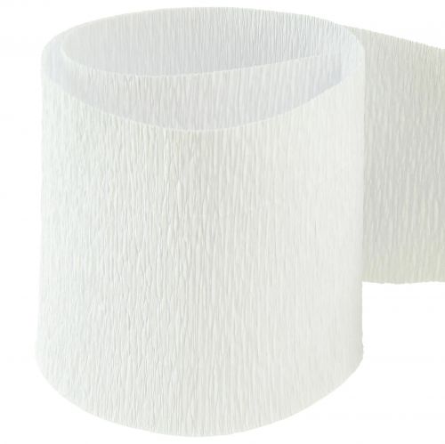 položky Květina krepová bílá W10cm gramáž 128g/m2 L250cm 2 kusy