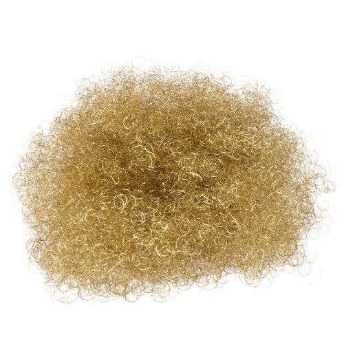 Andělské vlasy s květinovým efektem, pozlátko zlaté, 200g