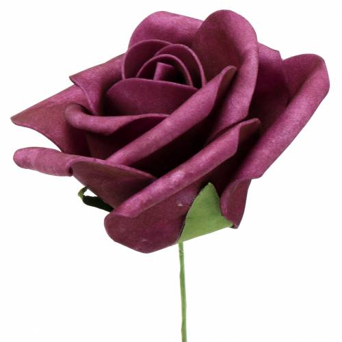 položky Pěnová růže Ø10cm Mauve 8ks