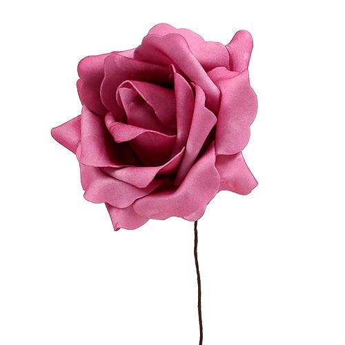Pěnová růže Erika Ø15cm 4ks