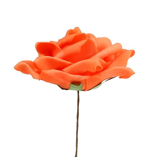 položky Pěnové růže oranžové Ø15cm 4ks