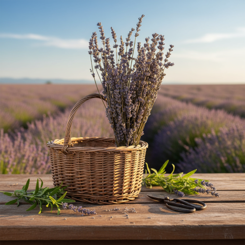 položky Sušená levandule, voňavé sušené květy, 35-40 cm, 100 g