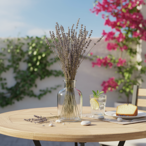 položky Sušená levandule, voňavé sušené květy, 35-40 cm, 100 g