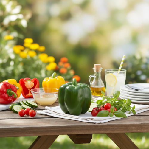 položky Deco pepř zelená potravinová atrapa zelenina H10cm