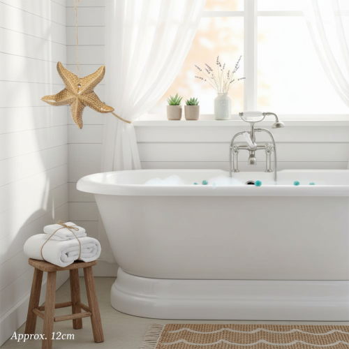 položky Keramická dekorace hvězdice k zavěšení, pro námořní atmosféru, letní dekorace do domácnosti, 12 cm, 2 kusy